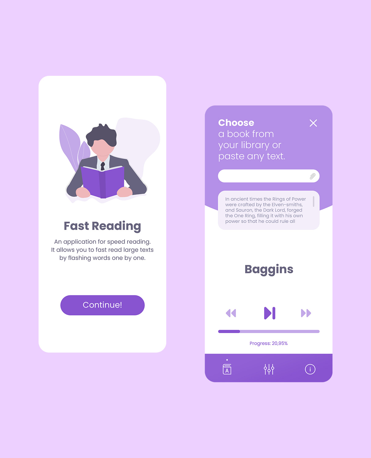 Fast Reading App